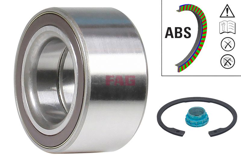 [FAG 713649550] TEKER RULMANI ARKA SAĞ/SOL