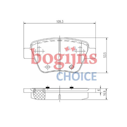 [FERODO FDB4316] FREN BALATASI ARKA