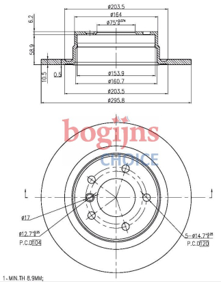 [PAGID 8DD355111-301] FREN DİSKİ ARKA