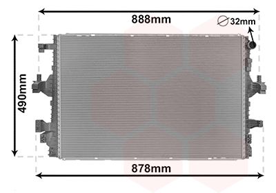 Motor su radyatörü
