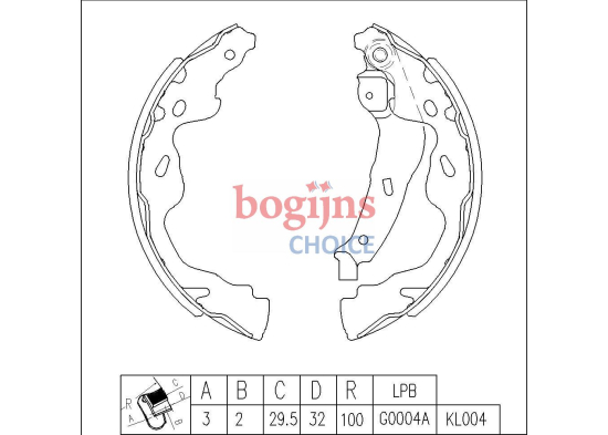 Fren pabuç takımı