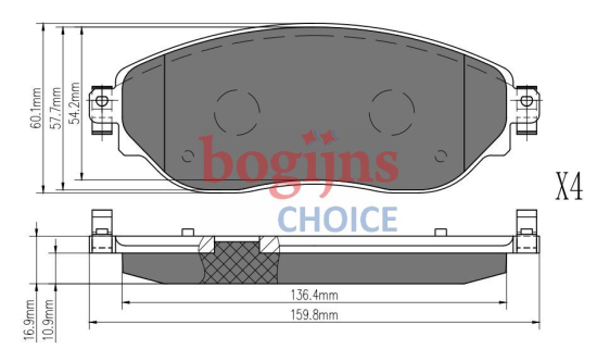 Fren balata seti, diskli fren