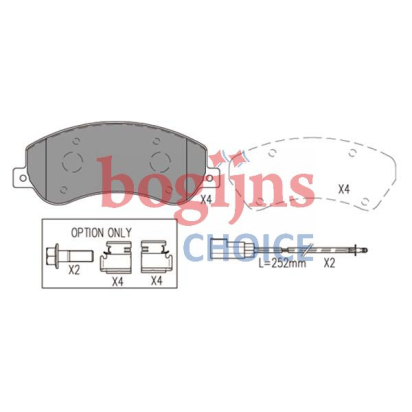 Fren balata seti, diskli fren