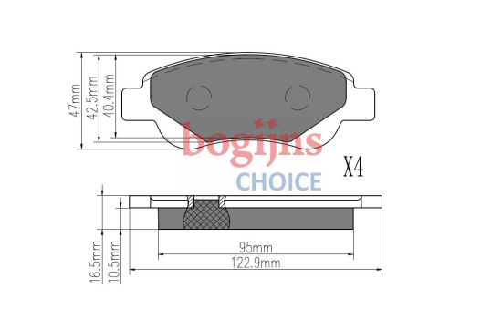 Fren balata seti, diskli fren