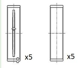 Krank mili yatağı takımı