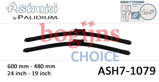 Ruitenwisser BOSCH Aerotwin A 620 S
600, 475 mm, Flatblade