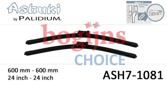 Ruitenwisser BOSCH Aerotwin A 821 S
600 mm, Flatblade