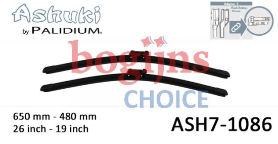 A102S ÖN SİLECEK TAKIMI 650MM/475MM