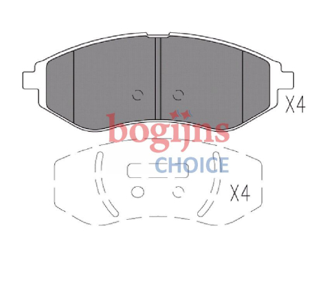 DELPHI LP1895 Brake pad set