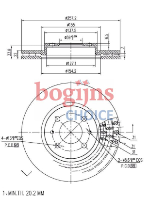 [BOSCH 0986478639] FREN DİSKİ ÖN