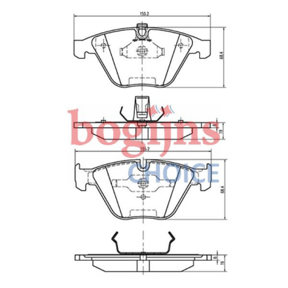 [FERODO FDB1628] FREN BALATASI ÖN