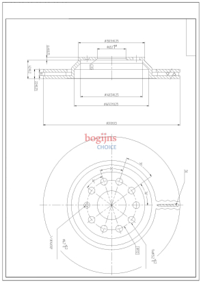 [BOSCH 0986479303] FREN DİSKİ ARKA 310X22