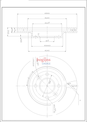 [BOSCH 0986479A86] FREN DİSKİ ÖN (258MM)