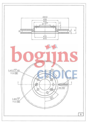 [BOSCH 0986479A89] FREN DİSKİ ÖN