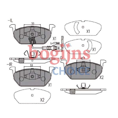 FREN BALATASI ÖN (GOLF4 TİPİ)