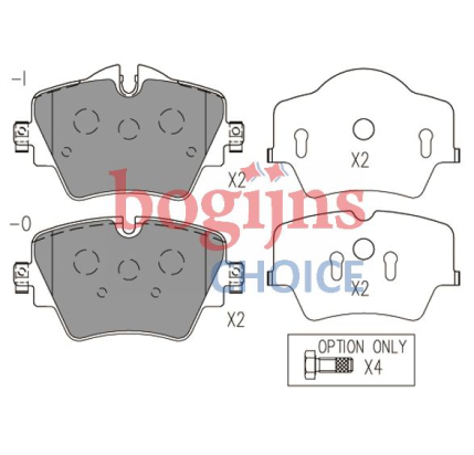 HELLA 8DB355023-131 Remblokken