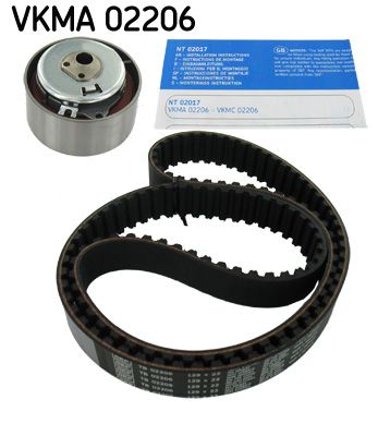 SKF VKMA 02206 Distributieriem set, Aantal tanden: 129