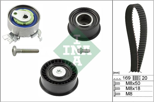 SKF VKMA 05150 Distributieriem set, Aantal tanden: 169