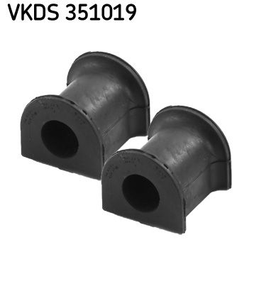 SWAG 30 93 1347 Stabilisatorstang rubber: Vooras, Rubberlager, 22 mm