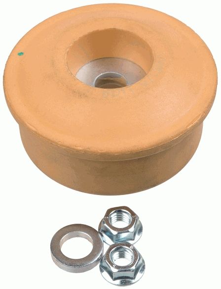 SWAG 32 92 3470 Veerpootlager: Vooras, Zonder kogellager, Rubber