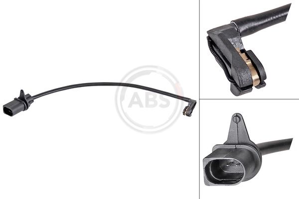 TOPRAN 117 344 Sensor, voor verslijting remblok
Vooras links, Aan een zijde verbouwd