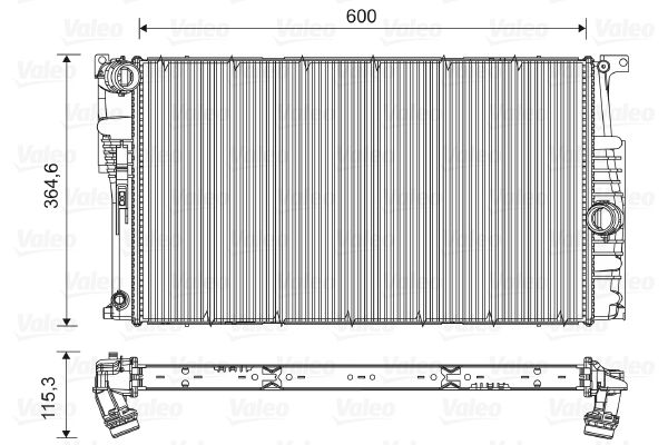 [VALEO 735453] VALEO 735453 Koelradiateur