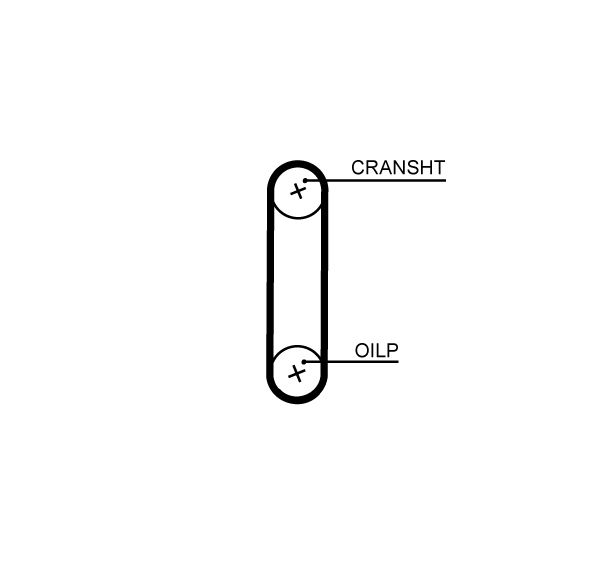 [CONTITECH CT1218] YAĞ POMPA KAYIŞI